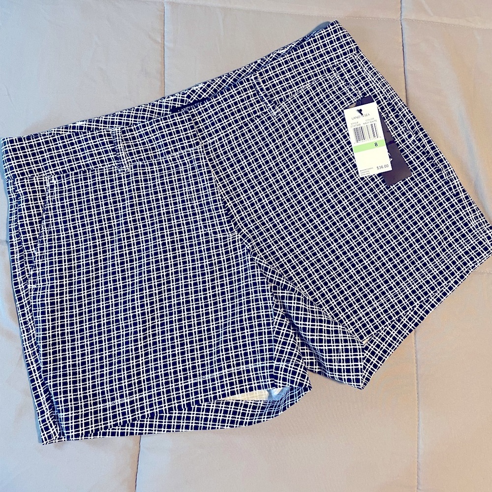 Land’ N Sea checkered shorts
